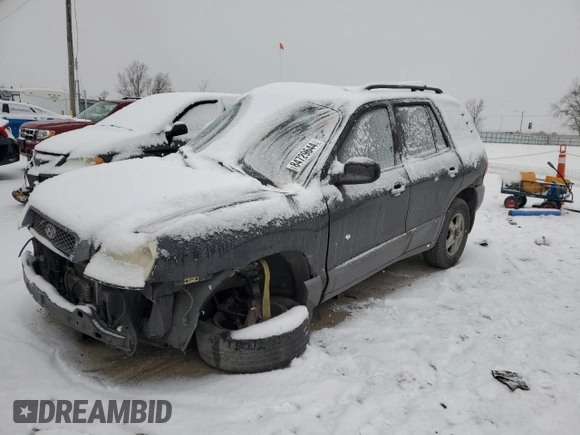 2004 Hyundai Santa Fe GLS with VIN KM8SC73E94U780607, listed as a Copart auction lot 84729644 with 0 mi miles and Salvage Title. Bid and sale history available at carsss.com. Image 1.