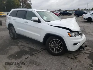 2021 Jeep Grand Cherokee Limited with VIN 1C4RJEBG1MC571318, listed as a Copart auction lot 80360894 with 66,976 mi miles and Salvage title. Bid and sale history available at DreamBid. Image 4.