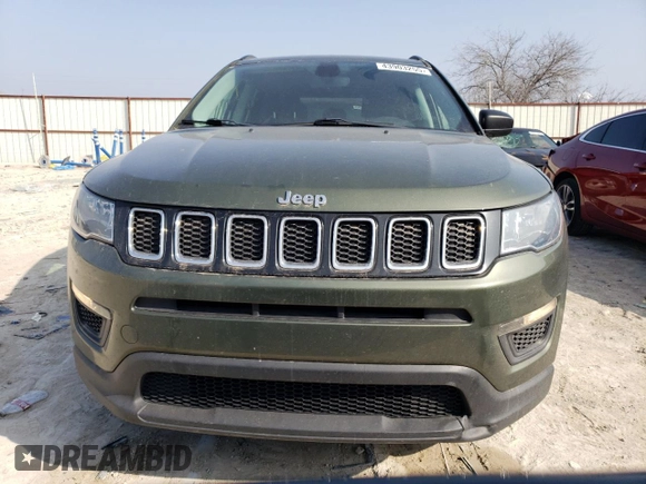 2021 Jeep Compass Sport with VIN 3C4NJDAB4MT510581, listed as a Copart auction lot 43903255 with 67,496 mi miles and Salvage title. Bid and sale history available at DreamBid. Image 5.