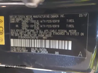 2017 Lexus RX with VIN 2T2BZMCA0HC089740, listed as a IAAI auction lot 41356053 with 65,196 mi miles. Bid and sale history available at carsss.com. Image 9.