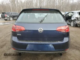 2015 Volkswagen Golf GTI SE with VIN 3VW5T7AUXFM073855, listed as a Copart auction lot 42202325 with 142,140 mi miles and Salvage Title. Bid and sale history available at carsss.com. Image 6.