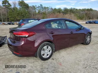 2018 Kia Forte LX with VIN 3KPFK4A70JE255134, listed as a Copart auction lot 49250025 with 110,508 mi miles and Salvage Title. Bid and sale history available at DreamBid. Image 3.