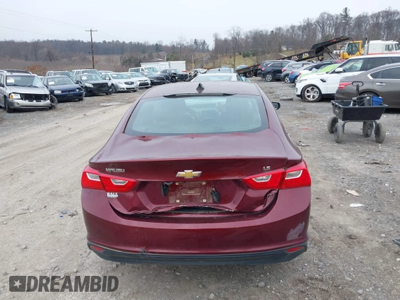 2016 Chevrolet Malibu LS with VIN 1G1ZB5ST6GF256794, listed as a IAAI auction lot 41230157 with 202,643 mi miles and . Bid and sale history available at carsss.com. Image 16.