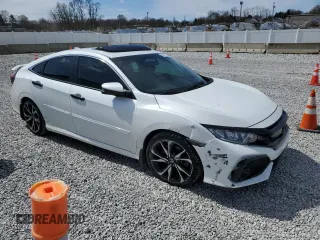 2017 Honda Civic Sedan Si with VIN 2HGFC1E59HH705500, listed as a Copart auction lot 50410235 with 50,703 mi miles and Salvage Title. Bid and sale history available at carsss.com. Image 4.