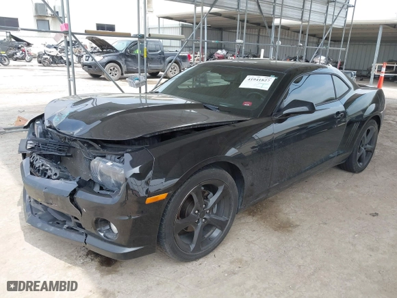 2012 Chevrolet Camaro 2LT with VIN 2G1FC1E39C9195545, listed as a IAAI auction lot 41941827 with 115,271 mi miles. Bid and sale history available at carsss.com. Image 2.