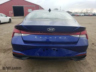 2021 Hyundai Elantra SEL with VIN KMHLM4AG9MU171764, listed as a Copart auction lot 89169465 with 85,235 mi miles and Salvage Title. Bid and sale history available at carsss.com. Image 6.
