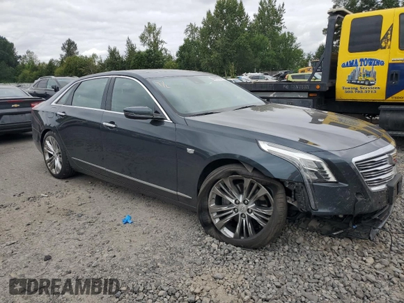 2018 Cadillac CT6 Sport AWD z VIN 1G6KP5R68JU129433, wystawiony jako Copart lot #65860664 z przebiegiem 48 227 mil mil oraz Szkoda całkowita • Salvage title. Historia ofert i sprzedaży dostępna na DreamBid. Obrazek 4.