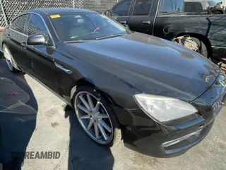 2013 BMW 6 Series 640i with VIN WBA6A0C5XDDF14354, listed as a Copart auction lot 43290645 with 123,166 mi miles and Clean Title. Bid and sale history available at DreamBid. Image 1.