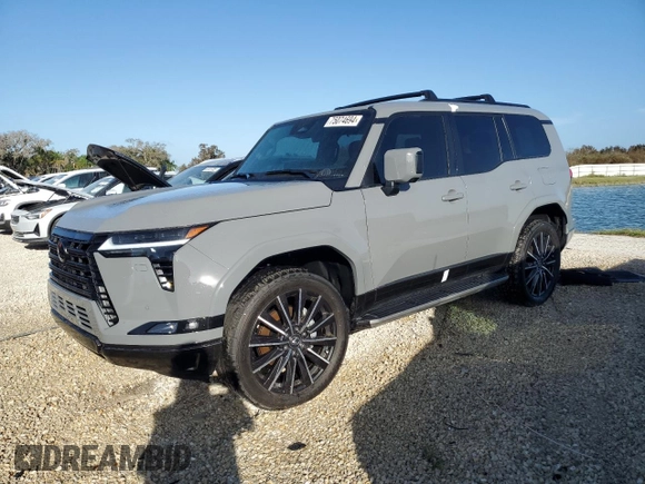 2024 Lexus GX 550 Luxury with VIN JTJVBCDX2R5009711, listed as a Copart auction lot 75074694 with 1,598 mi miles and Salvage title. Bid and sale history available at DreamBid. Image 1.