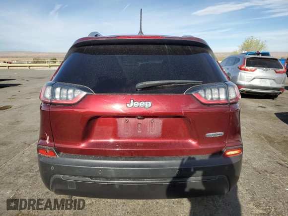 2019 Jeep Cherokee Latitude Plus with VIN 1C4PJLLB8KD308068, listed as a Copart auction lot 49178705 with 133,950 mi miles and Salvage Title. Bid and sale history available at carsss.com. Image 6.