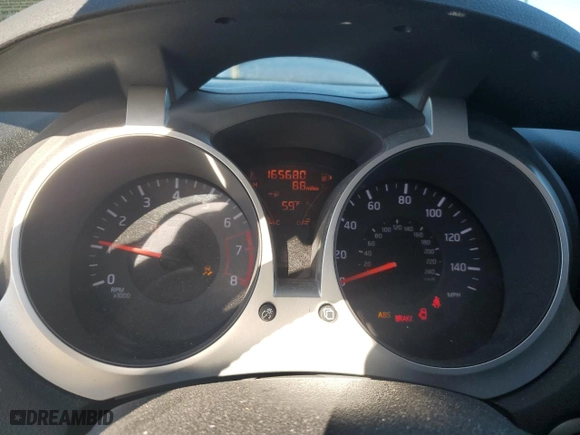 2013 Nissan Juke SL with VIN JN8AF5MV8DT212045, listed as a Copart auction lot 46427985 with 165,680 mi miles and Salvage Title. Bid and sale history available at carsss.com. Image 9.