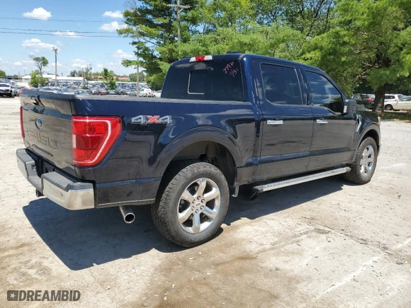 2022 Ford F-150 XL with VIN 1FTFW1E59NKD92796, listed as a Copart auction lot 60110114 with 96,420 mi miles and Salvage Title. Bid and sale history available at carsss.com. Image 3.