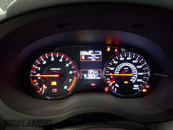2018 Subaru WRX Premium with VIN JF1VA1C61J8800310, listed as a Copart auction lot 67071893 with 110,060 mi miles. Bid and sale history available at carsss.com. Image 9.