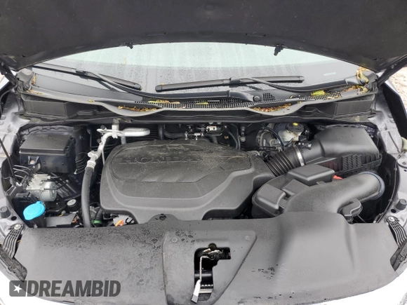 2022 Honda Odyssey EX with VIN 5FNRL6H52NB029414, listed as a Copart auction lot 55947155 with 53,954 mi miles and Salvage title. Bid and sale history available at DreamBid. Image 12.