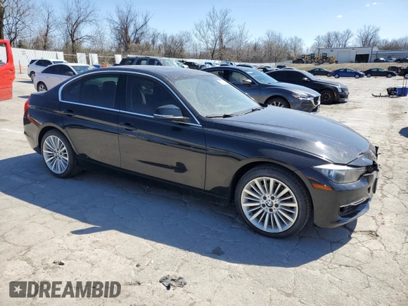 2013 BMW 3 Series 328i xDrive with VIN WBA3B5C59DF597919, listed as a Copart auction lot 50035665 with 105,883 mi miles and Salvage Title. Bid and sale history available at carsss.com. Image 4.