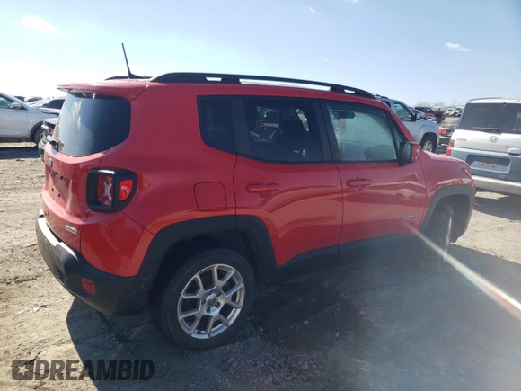 2020 Jeep Renegade Latitude with VIN ZACNJBBB6LPL71835, listed as a Copart auction lot 46635595 with 27,522 mi miles and Salvage title. Bid and sale history available at DreamBid. Image 3.