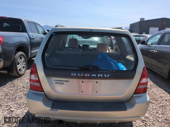 2005 Subaru Forester XS with VIN JF1SG65635H714028, listed as a Copart auction lot 58395405 with 98,134 mi miles and Salvage title. Bid and sale history available at DreamBid. Image 6.