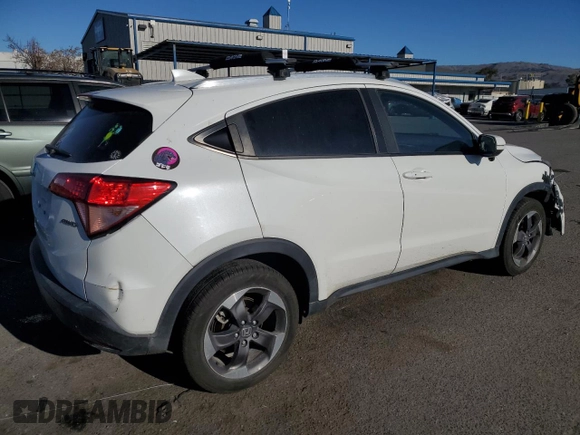 2018 Honda HR-V EX-L Navi with VIN 3CZRU6H70JM700433, listed as a Copart auction lot 42049345 with 85,216 mi miles and Salvage Title. Bid and sale history available at carsss.com. Image 3.