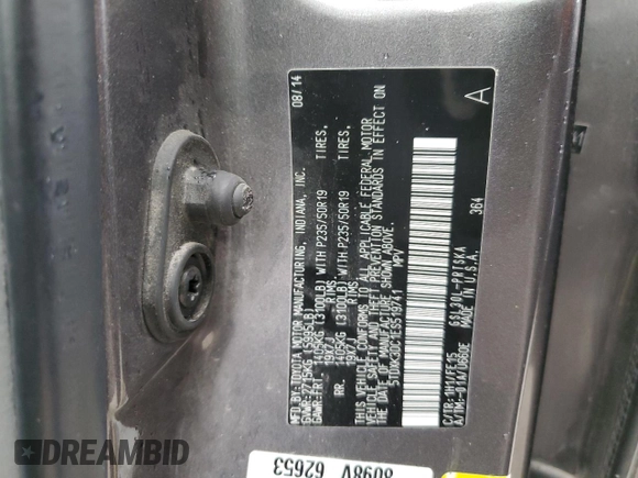 2014 Toyota Sienna SE с VIN 5TDXK3DC1ES519741, выставлен на аукционе Copart как лот 53892035 с пробегом Не указан миль и Списание • Salvage title. История ставок и продаж доступна на DreamBid. Изображение 13.