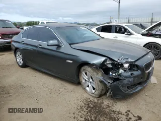 2011 BMW 5 Series 528i with VIN WBAFR1C55BC750294, listed as a Copart auction lot 52943035 with 137,909 mi miles and Salvage Title. Bid and sale history available at carsss.com. Image 4.