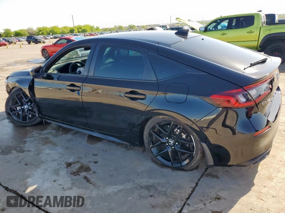 2023 Honda Civic Sport with VIN 19XFL2H82PE013762, listed as a Copart auction lot 52256325 with 26,532 mi miles and Salvage Title. Bid and sale history available at DreamBid. Image 2.