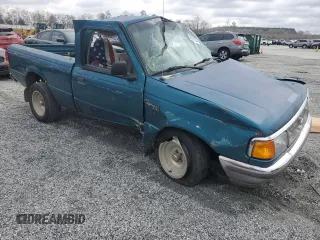 1997 Ford Ranger XLT with VIN 1FTCR10A4VUC88767, listed as a Copart auction lot 50358525 with 134,710 mi miles and Salvage Title. Bid and sale history available at carsss.com. Image 4.