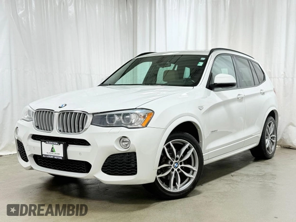 2017 BMW X3 xDrive35i with VIN 5UXWX7C51H0S19811, listed as a Copart auction lot 54969005 with 91,289 mi miles and Clean Title. Bid and sale history available at DreamBid. Image 2.