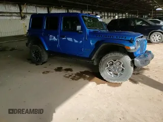 2023 Jeep Wrangler Rubicon with VIN 1C4JJXR6XPW541520, listed as a Copart auction lot 48265415 with 37,987 mi miles and Salvage title. Bid and sale history available at DreamBid. Image 11.