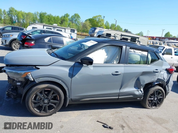 2021 Nissan Kicks SR with VIN 3N1CP5DV0ML510825, listed as a IAAI auction lot 42061813 with 40,120 mi miles and . Bid and sale history available at DreamBid. Image 15.