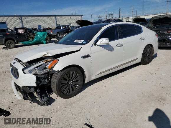 2016 Kia K900 Premium with VIN KNALT4D36G6031354, listed as a Copart auction lot 79992234 with 146,192 mi miles and Salvage Title. Bid and sale history available at carsss.com. Image 1.