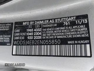2014 Mercedes-Benz CLA 250 with VIN WDDSJ4EB2EN055850, listed as a IAAI auction lot 42475469 with 132,649 mi miles and . Bid and sale history available at DreamBid. Image 9.