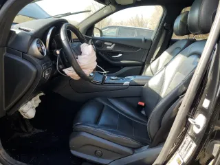 2018 Mercedes-Benz GLC with VIN WDC0G4JB1JV050312, listed as a Copart auction lot 53179245 with 0 mi miles and Salvage Title. Bid and sale history available at carsss.com. Image 7.