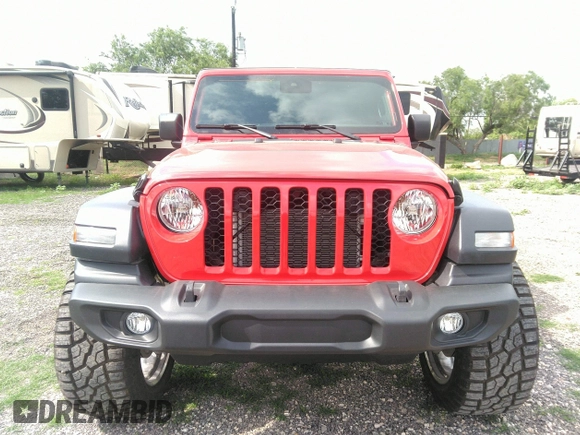2024 Jeep Wrangler Sport S with VIN 1C4PJXDNXRW110431, listed as a IAAI auction lot 42156570 with 9,699 mi miles. Bid and sale history available at carsss.com. Image 12.
