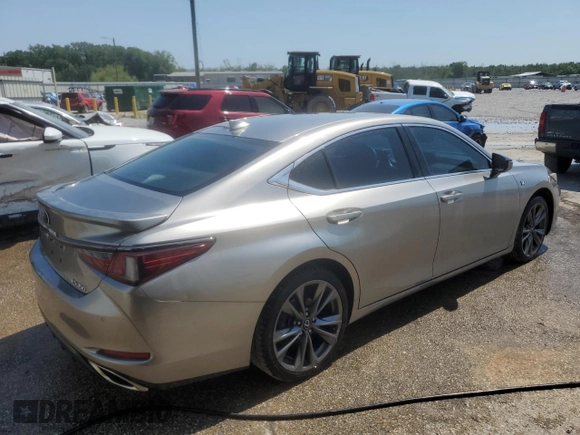 2019 Lexus ES 350 with VIN 58ABZ1B11KU051114, listed as a Copart auction lot 51112865 with 75,597 mi miles and Clean Title. Bid and sale history available at DreamBid. Image 3.