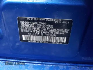 2015 Subaru WRX z VIN JF1VA1A61F9800909, wystawiony jako Copart lot #49391005 z przebiegiem 87 763 mil mil oraz Czysty tytuł • Clean title. Historia ofert i sprzedaży dostępna na DreamBid. Obrazek 13.