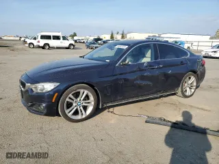 2017 BMW 4 Series 430i with VIN WBA4F7C36HG788393, listed as a Copart auction lot 44822355 with 105,019 mi miles and Salvage Title. Bid and sale history available at carsss.com. Image 1.