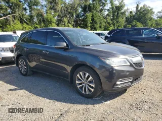 2015 Acura MDX Technology with VIN 5FRYD3H4XFB005764, listed as a Copart auction lot 60278975 with 135,959 mi miles and Non repairable. Bid and sale history available at DreamBid. Image 4.