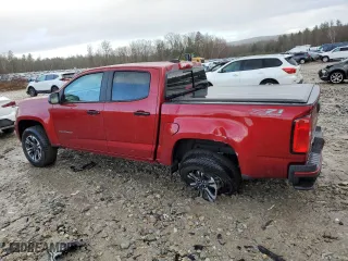 2021 Chevrolet Colorado 4WD Z71 with VIN 1GCGTDENXM1258477, listed as a Copart auction lot 82016974 with 40,231 mi miles and Salvage Title. Bid and sale history available at carsss.com. Image 2.