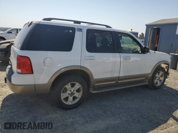 2003 Ford Explorer Eddie Bauer с VIN 1FMDU74K33UB43415, выставлен на аукционе Copart как лот 59747145 с пробегом Не указан миль и Списание • Salvage title. История ставок и продаж доступна на DreamBid. Изображение 3.