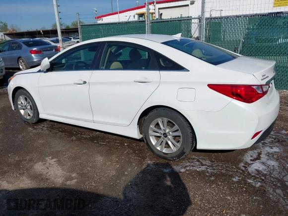 2014 Hyundai Sonata GLS with VIN 5NPEB4AC2EH882685, listed as a IAAI auction lot 42125895 with 68,669 mi miles and . Bid and sale history available at carsss.com. Image 3.