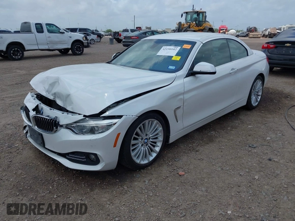 2015 BMW 4 Series 428i z VIN WBA3V5C53FP751805, wystawiony jako IAAI lot #42150102 z przebiegiem 113 381 mil mil oraz . Historia ofert i sprzedaży dostępna na DreamBid. Obrazek 2.