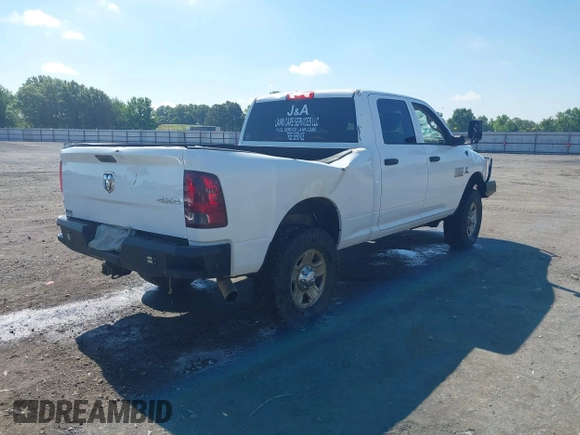 2017 Ram 2500 Tradesman with VIN 3C6UR5CLXHG634148, listed as a IAAI auction lot 42211758 with 176,692 mi miles and . Bid and sale history available at DreamBid. Image 4.