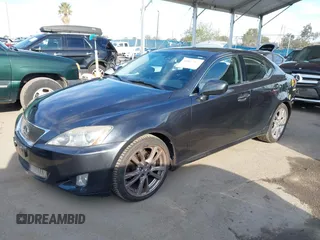 2008 Lexus IS 250 with VIN JTHBK262482061812, listed as a IAAI auction lot 41857127 with 129,361 mi miles and . Bid and sale history available at DreamBid. Image 2.