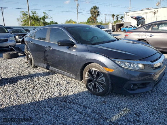 2018 Honda Civic Sedan EX-L with VIN 19XFC1F72JE000506, listed as a Copart auction lot 49286255 with 49,960 mi miles and Salvage Title. Bid and sale history available at carsss.com. Image 4.