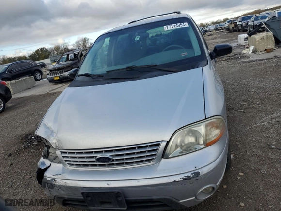 2003 Ford Windstar Wagon LX with VIN 2FMZA51433BA70321, listed as a Copart auction lot 77114094 with 125,267 mi miles and Salvage Title. Bid and sale history available at carsss.com. Image 5.