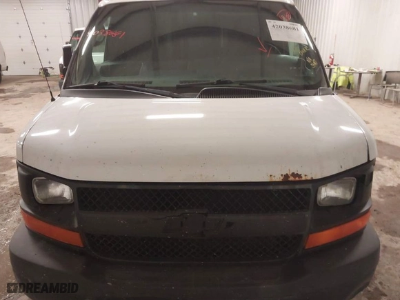 2012 Chevrolet Express Cargo Van with VIN 1GCSGAFX6C1167511, listed as a IAAI auction lot 42038681 with 281,334 mi miles. Bid and sale history available at carsss.com. Image 12.