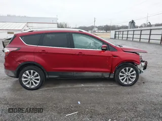 2017 Ford Escape Titanium with VIN 1FMCU9J95HUA48807, listed as a IAAI auction lot 41522636 with 218,342 mi miles. Bid and sale history available at carsss.com. Image 13.