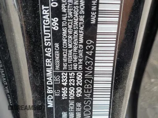 2018 Mercedes-Benz CLA with VIN WDDSJ4EB2JN637439, listed as a Copart auction lot 62009803 with 85,916 mi miles. Bid and sale history available at carsss.com. Image 14.