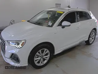 2023 Audi Q3 S line Premium with VIN WA1DECF37P1107583, listed as a IAAI auction lot 42708277 with 51,891 mi miles and . Bid and sale history available at DreamBid. Image 32.