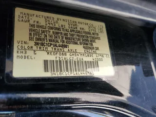 2010 Nissan Versa 1.8 SL with VIN 3N1BC1CP1AL448981, listed as a Copart auction lot 53355565 with 112,021 mi miles and Clean Title. Bid and sale history available at carsss.com. Image 13.